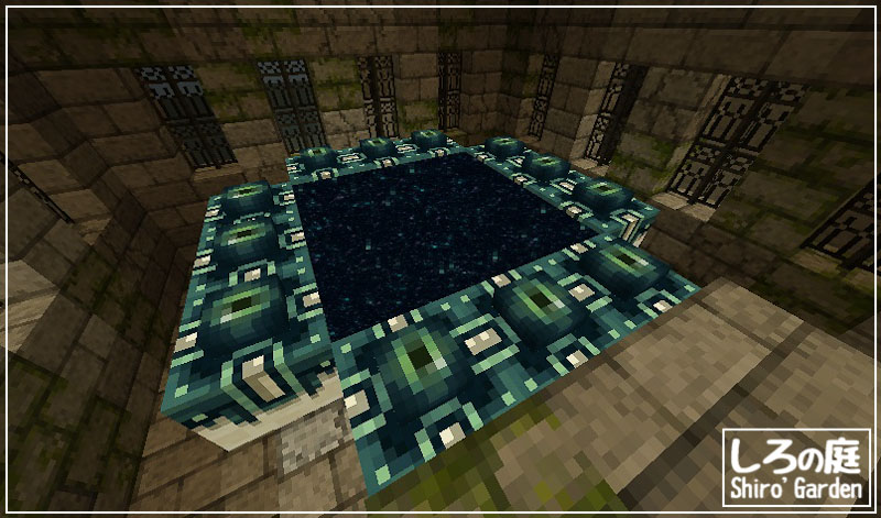 Minecraft 初めてのエンド コーラスフルーツ水流回収 しろの庭