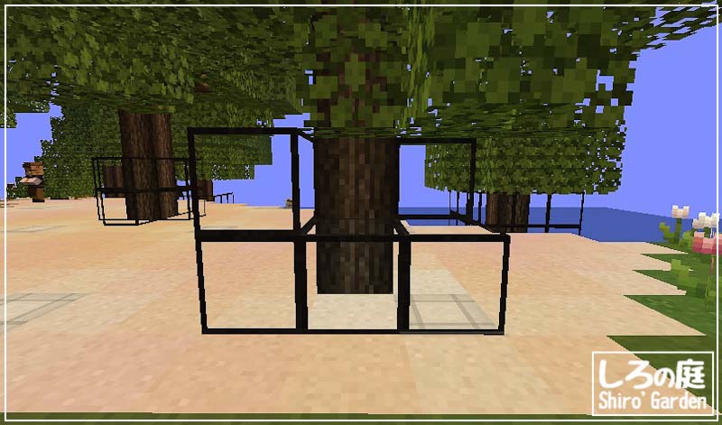 大きなオークの木の生やしかた しろの庭 しろがマインクラフトで遊ぶブログ